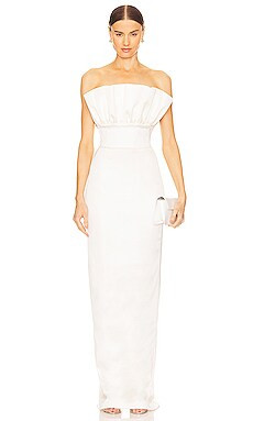 SAU LEE Noah Gown in Ivory from Revolve.com | Revolve Clothing (Global)