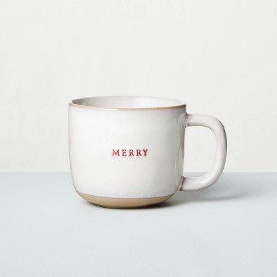 'Merry' Stoneware Holiday Mug - Hearth & Hand™ with Magnolia | Target