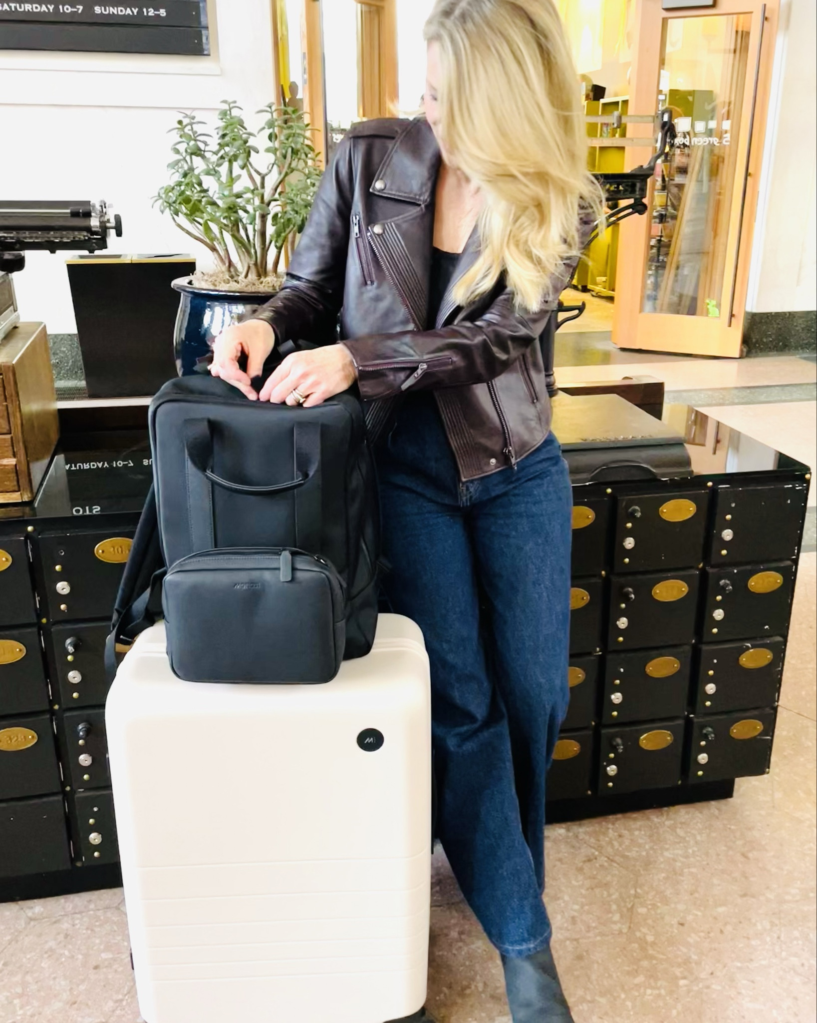 💞Valentine’s Sale on my favorite Luggage! ✈️

Monos Luggage is having a sitewide sale 🎉. Take 20% off with the code FORTHEM

My Monos pieces have traveled around the world with me. I love that the roller bags are lightweight and roll like a dream. 
*NOTE: light-colored Monos luggage will scuff easily. I recommend buying a darker color. 

This Metro Backpack is a fantastic person item. Laptops are secure in a padded compartment and accessible without opening the whole bag. It even has a waterproof area if you have to travel with damp gym clothes or catch a flight while your swimsuit’s still wet. 💦 Multiple colors. 

My roller bag is the Monos Check-In Medium. I also own their standard carry-on bag and their expandable carry-on! Swipe to see photos>>>

What packing or luggage questions can I help with? 

#LTKSaleAlert #LTKItBag #LTKTravel