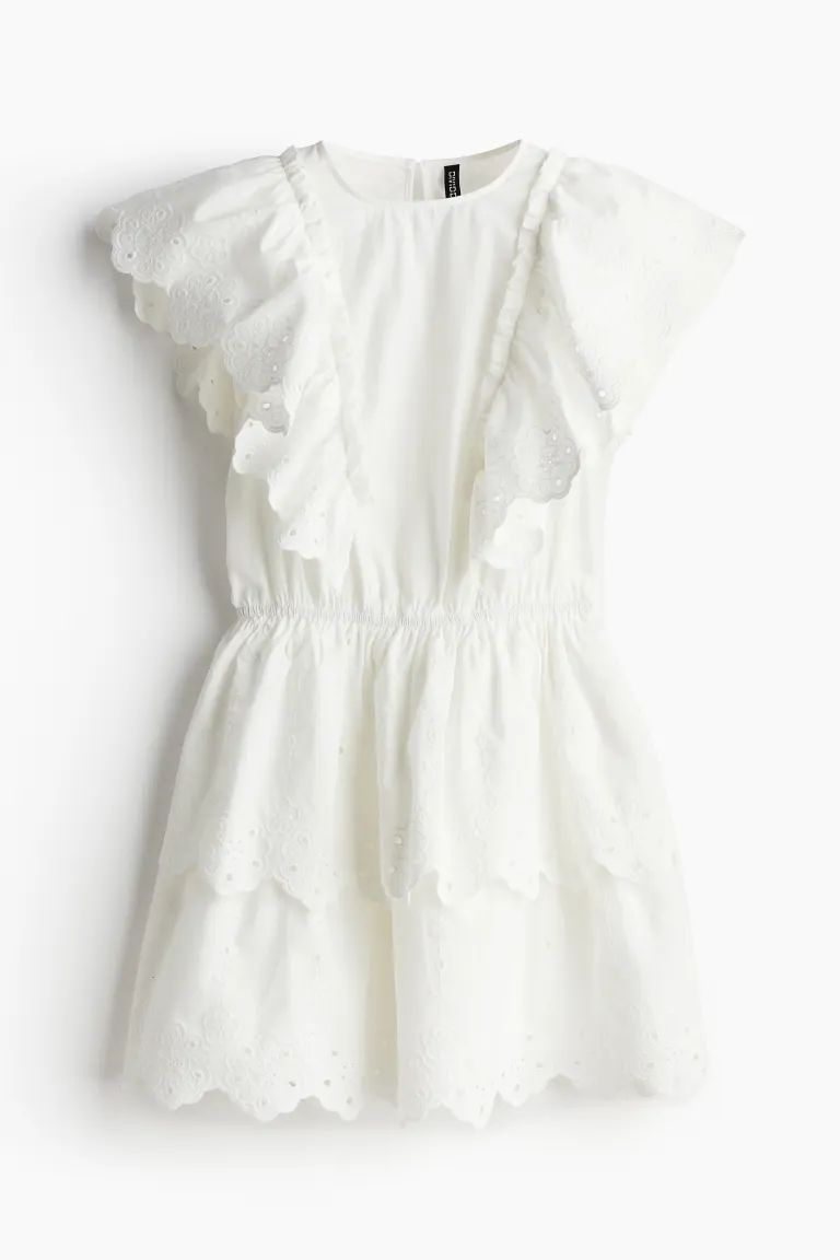 Flounced Cotton Dress | H&M (US + CA)