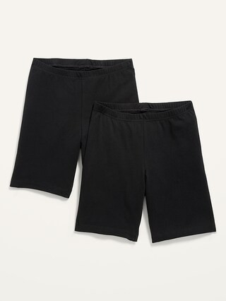 High-Rise Biker Shorts 2-Pack for Women -- 7-inch inseam | Old Navy (US)