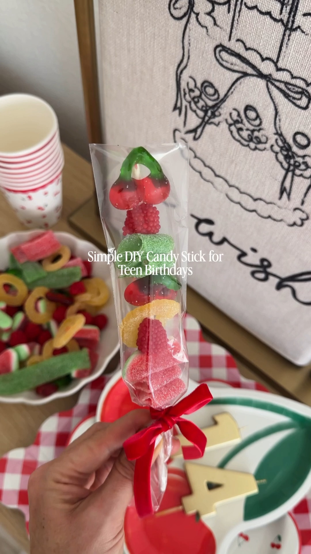 Teen birthday Party 🍒 Candy stick party favors ✨

#LTKmomlife #LTKKids #LTKHome