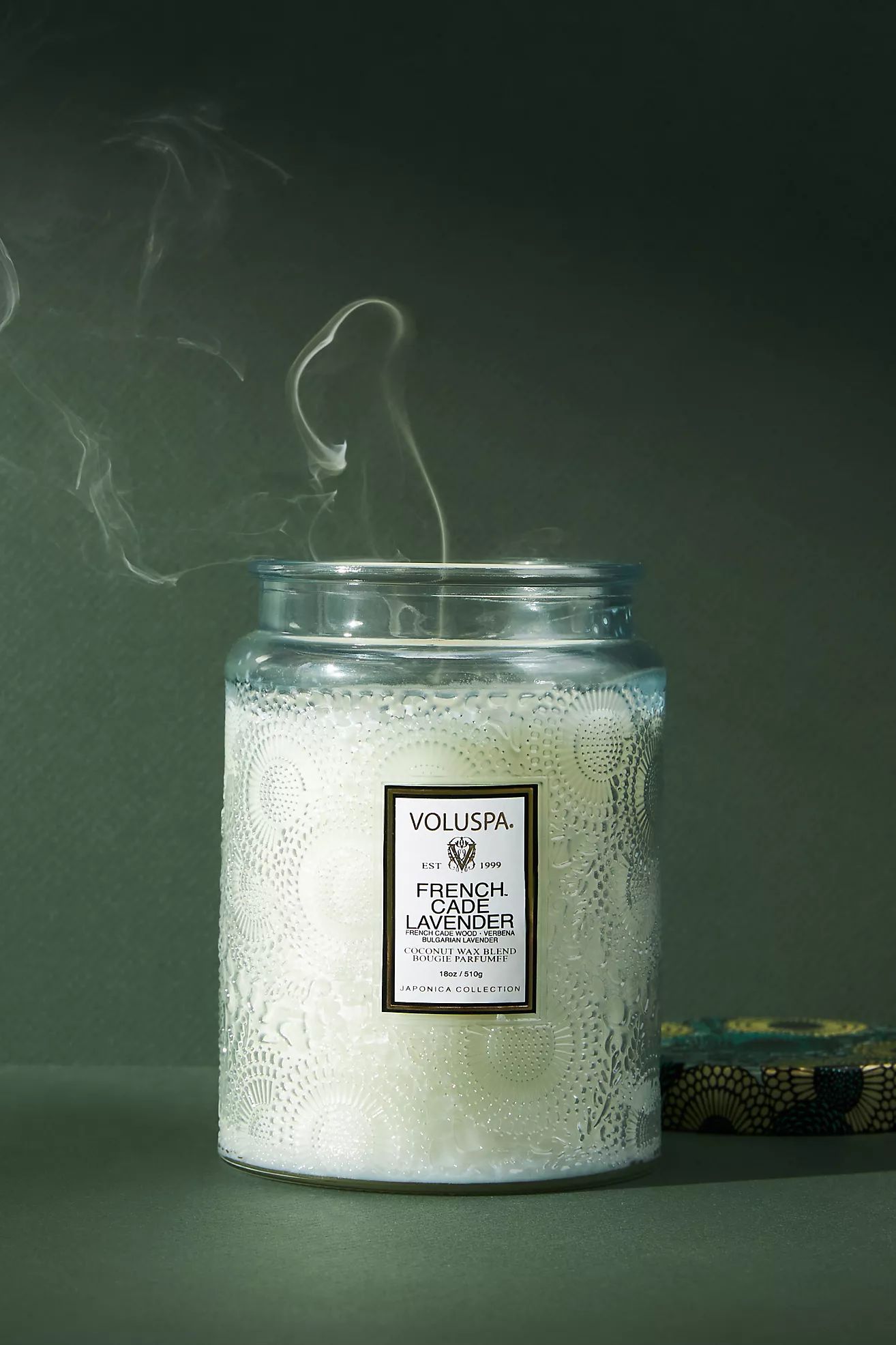 Voluspa Japonica French Cade & Lavender Glass Jar Candle​ | Anthropologie (US)