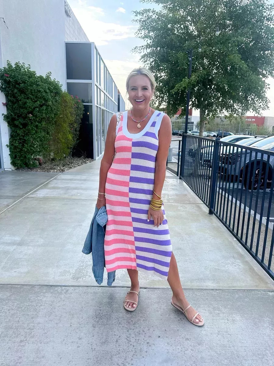 Such a fun dress! Comes in such good colors! Great for a date night or happy hour! Wearing small 

 #LTKSeasonal #LTKFindsUnder50 #LTKStyleTip