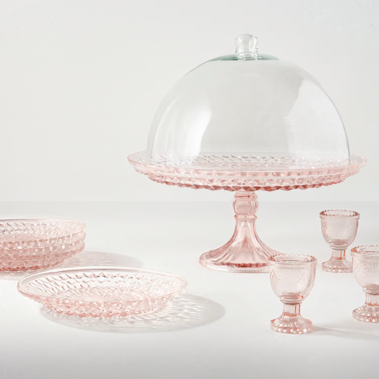 Ellis Vintage-Inspired Cake Stand with Dome | Magnolia