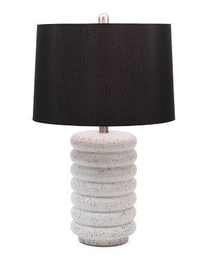 Ribbed Ceramic Table Lamp | Furniture & Lighting | Marshalls | Marshalls