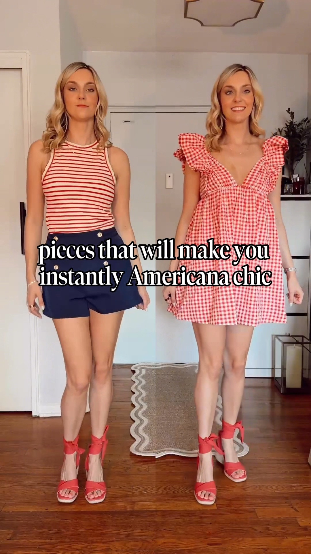 No boring flag tees. We're doing this instead 🇺🇸
I styled these new @VICI  arrivals for that cute Americana vibe - without making it feel too obvious or too theme-y 😌 Think red, white, blue, stripes and pieces you'll actually reach for long after the Memorial Day weekend 🤍

And don’t forget use LILIA35 for a discount!

Memorial Day outfit • 4th of July outfit • Americana outfit • barbecue outfit • gingham dress • summer wedge sandals • red sandals • bow dress

#LTKSeasonal #LTKootd #LTKSaleAlert