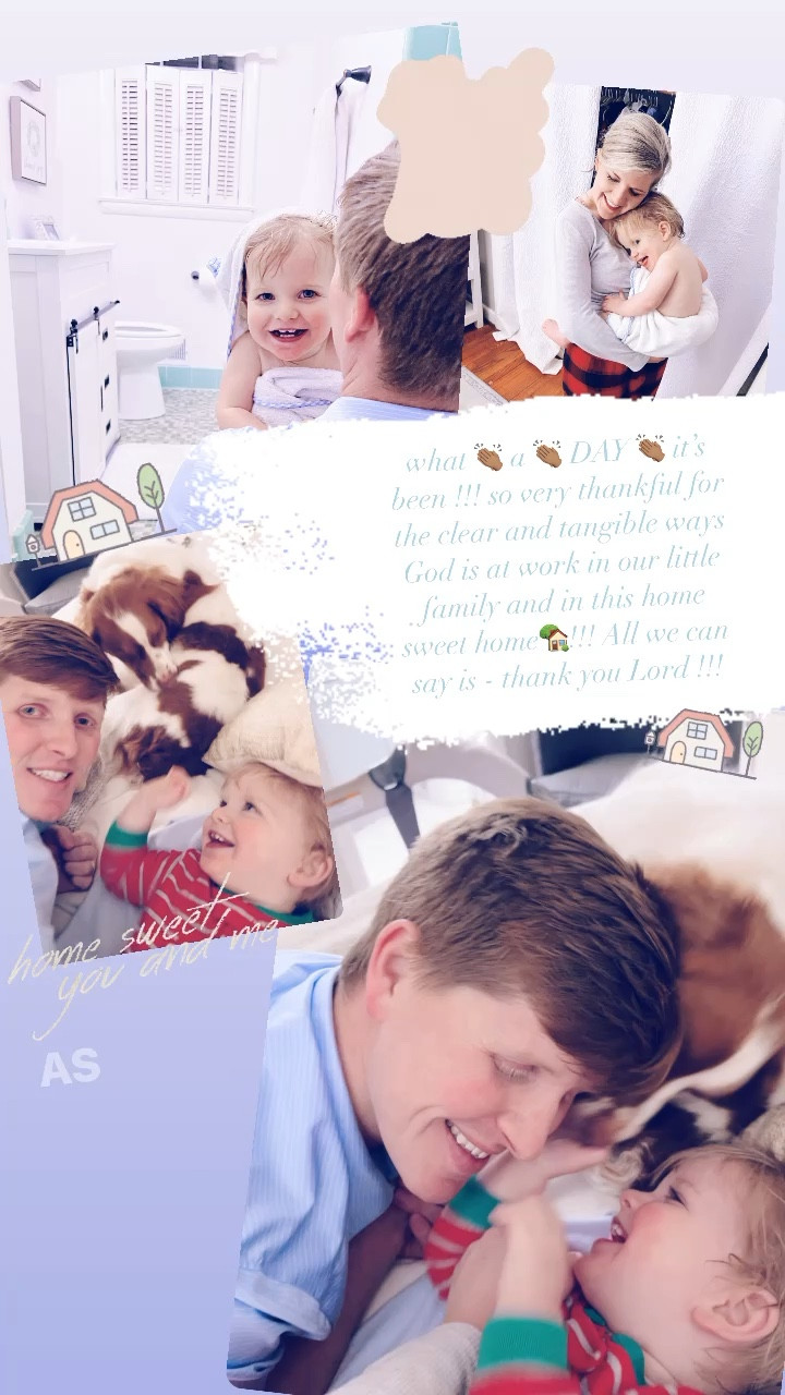 what 👏🏽 a 👏🏽 DAY 👏🏽 it’s been !!! so very thankful for the clear and tangible ways God is at work in our little family and in this home sweet home🏡!!! All we can say is - thank you Lord !!! 

#LTKfamily #LTKbaby #LTKhome