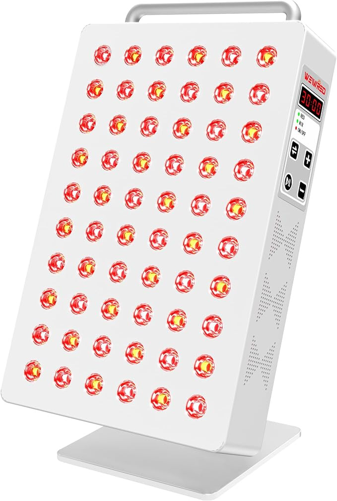 Red Light Therapy Panel 5 Wavement 60 Dual Chip LEDs 630+660+810+830+850nm Red and Near Infrared ... | Amazon (US)
