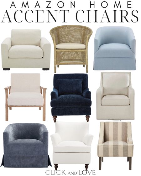 Amazon accent chair finds! Update your seating area or living space with these fresh finds 🪑

Accent chair, armchair, swivel chair, upholstered chair, velvet chair, neutral chair, blue chair, budget friendly accent chair, modern accent chair, traditional accent chair, velvet chair, blue accents, living room, seating area, Amazon, Amazon home, Amazon must haves, Amazon finds, Amazon home decor, Amazon furniture #amazon #amazonhome

#LTKstyletip #LTKhome