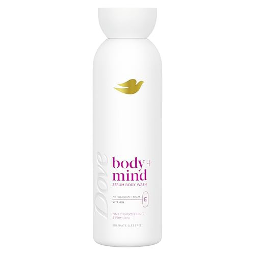 Dove Body + Mind Pink Dragon Fruit & Primrose Serum Body Wash body cleanser with antioxidant-rich vitamin E for glowing skin 350 ml | Amazon (UK)