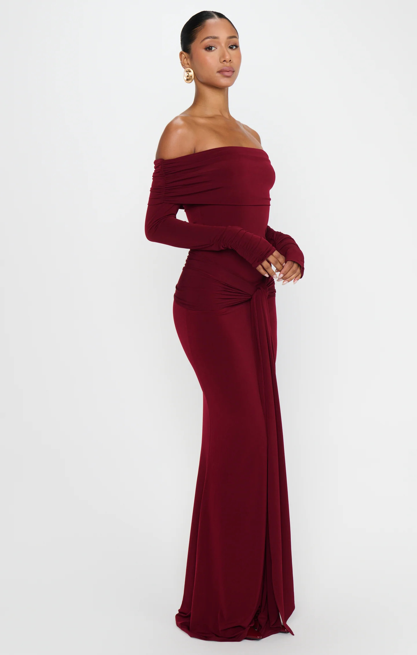 Vanessa Maxi Dress ~ Cabernet Red | Show Me Your Mumu