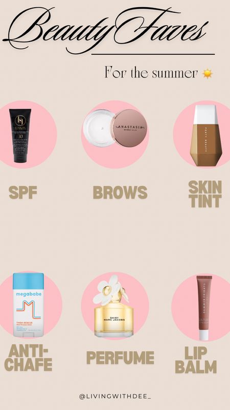 My Beauty Faves kept on rotation for Summer ☀️

Sunscreen | Makeup | Perfumee

#LTKSeasonal #LTKBeauty