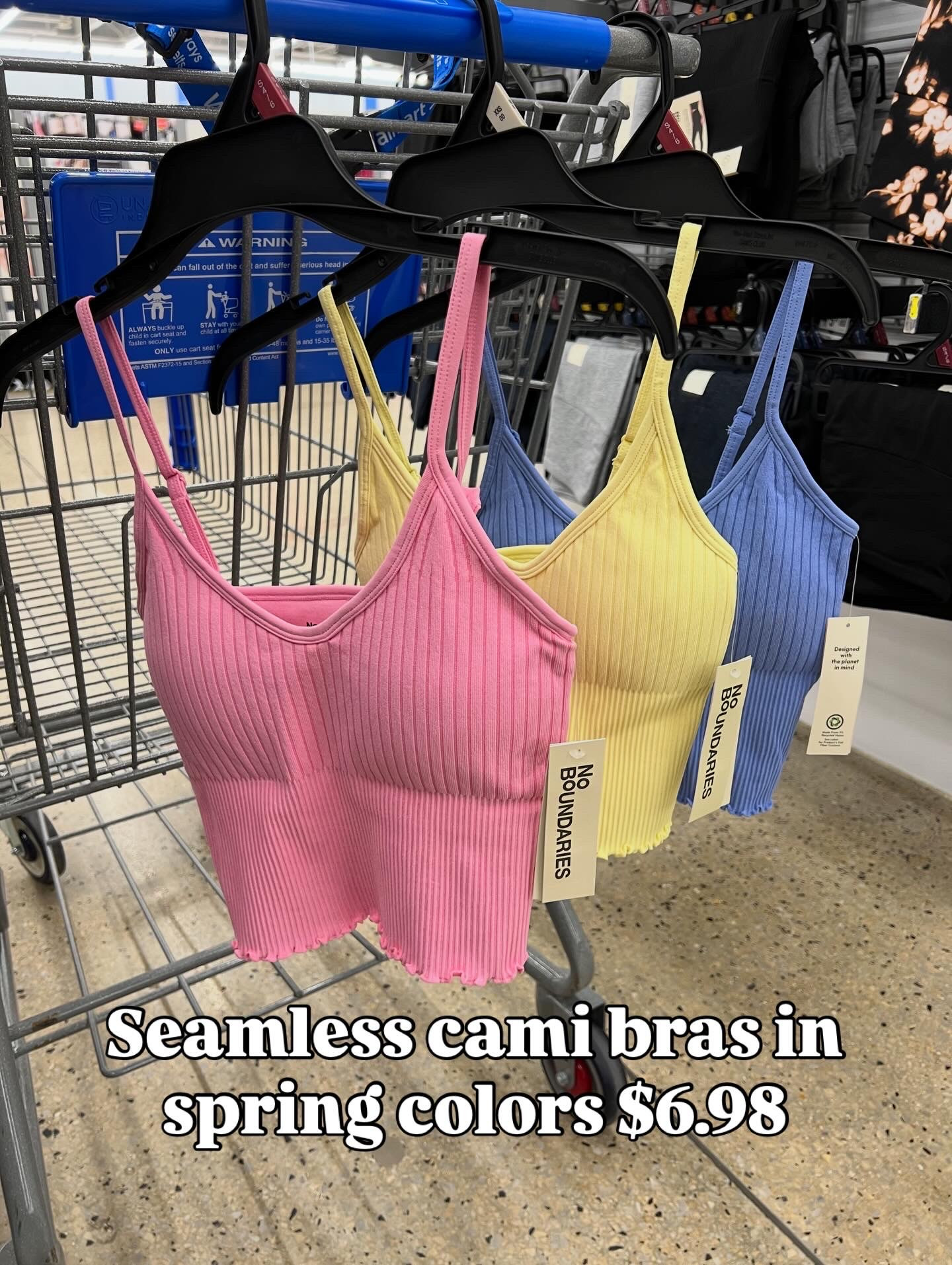 Seamless cami bras at Walmart $7. #walmartfashion 

#LTKFindsUnder50 #LTKFindsUnder100