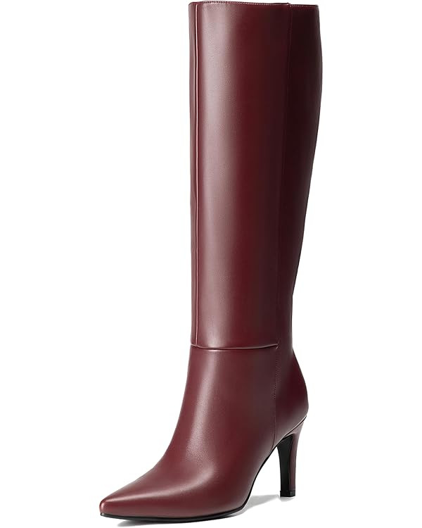 Reitoye Knee High Boots Women Sexy Pointed Toe Stiletto Tall Boots Side Zipper Dress Fashion Boot... | Amazon (US)