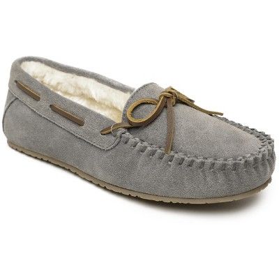 Minnetonka Women's Suede Comfy Moc Moccasin Slippers | Target