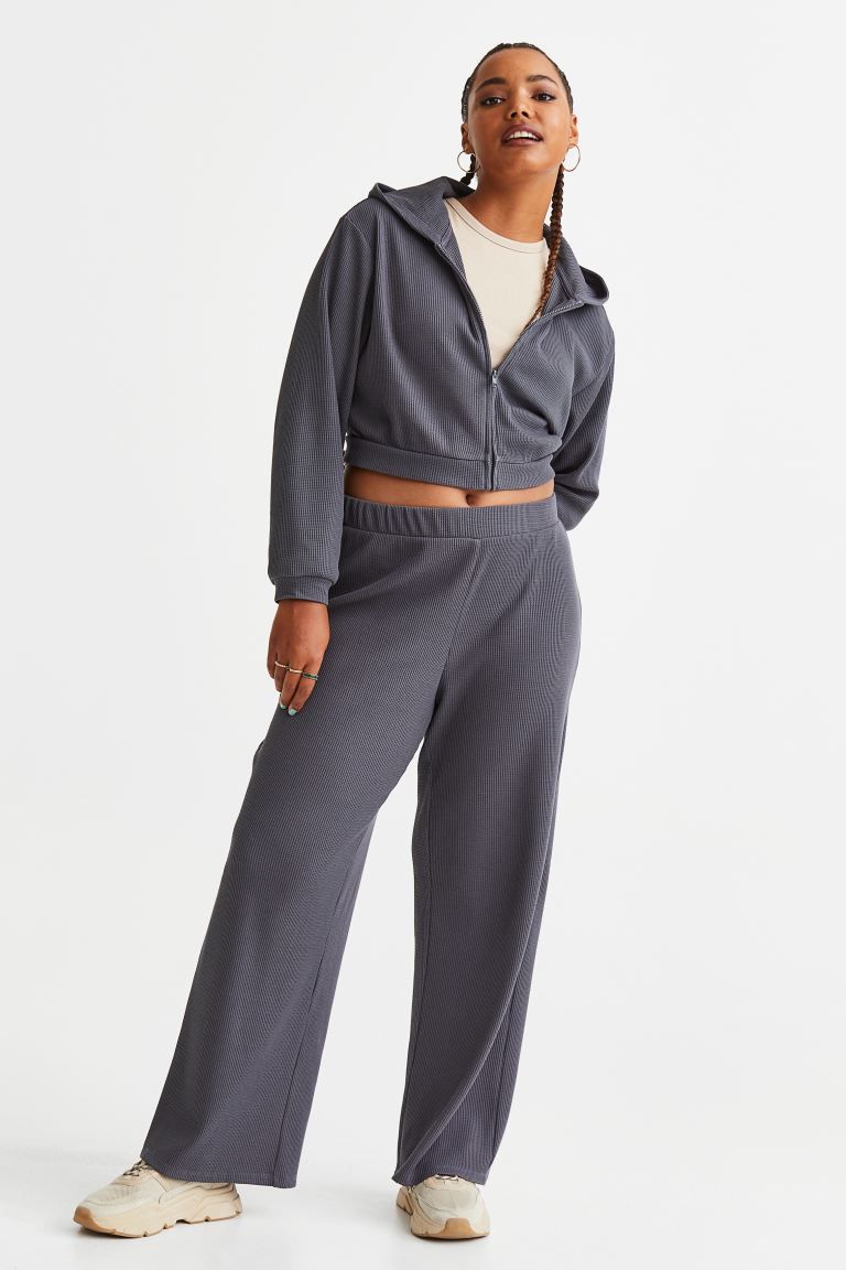 Joggers van wafeltricot | H&M (DE, AT, CH, NL, FI)