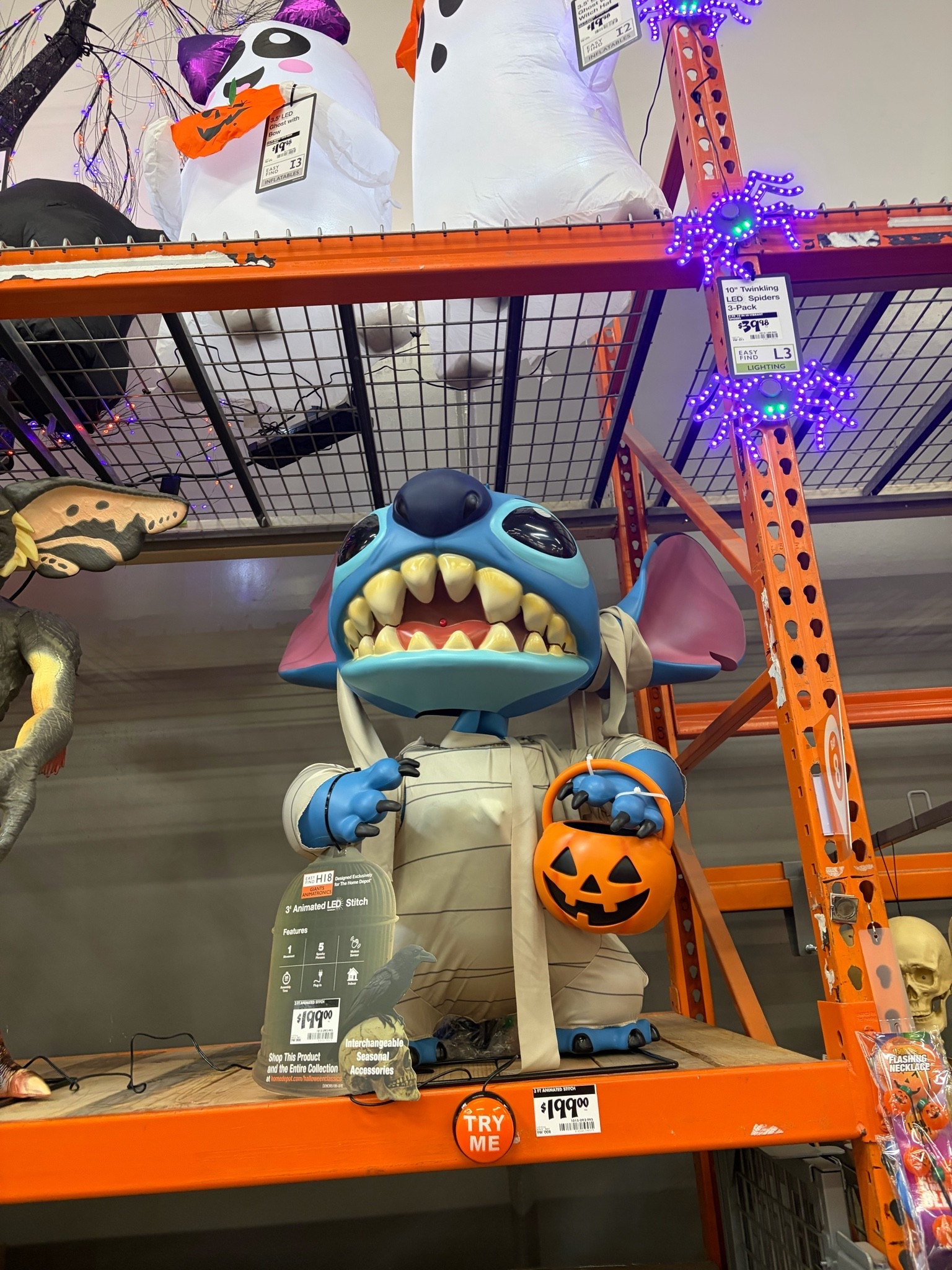 Cute Halloween Stitch animatronic at Home Depot!

#LTKSeasonal #LTKHome