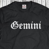 Gemini Shirt Astrology T-Shirt Retro Inspired Graphic Tee Zodiac Horoscope Present Old English | Etsy (US)