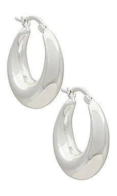 Lili Claspe Becca Hoops in Silver from Revolve.com | Revolve Clothing (Global)