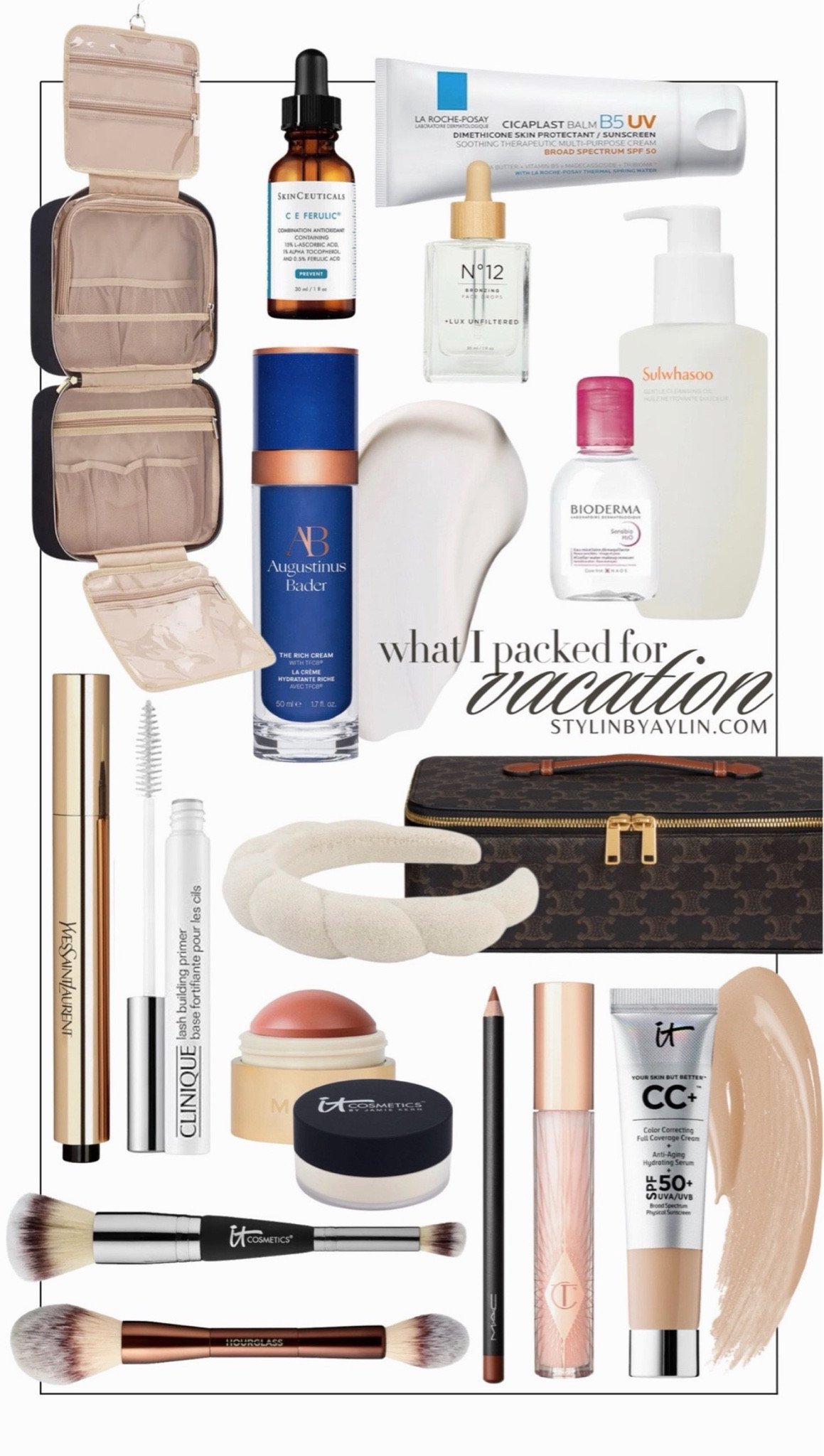 What I packed for vacation 🙌🏼✈️ These are some of my favorite beauty products #stylinbyaylin #aylin #beauty 

#LTKBeauty #LTKSeasonal #LTKTravel