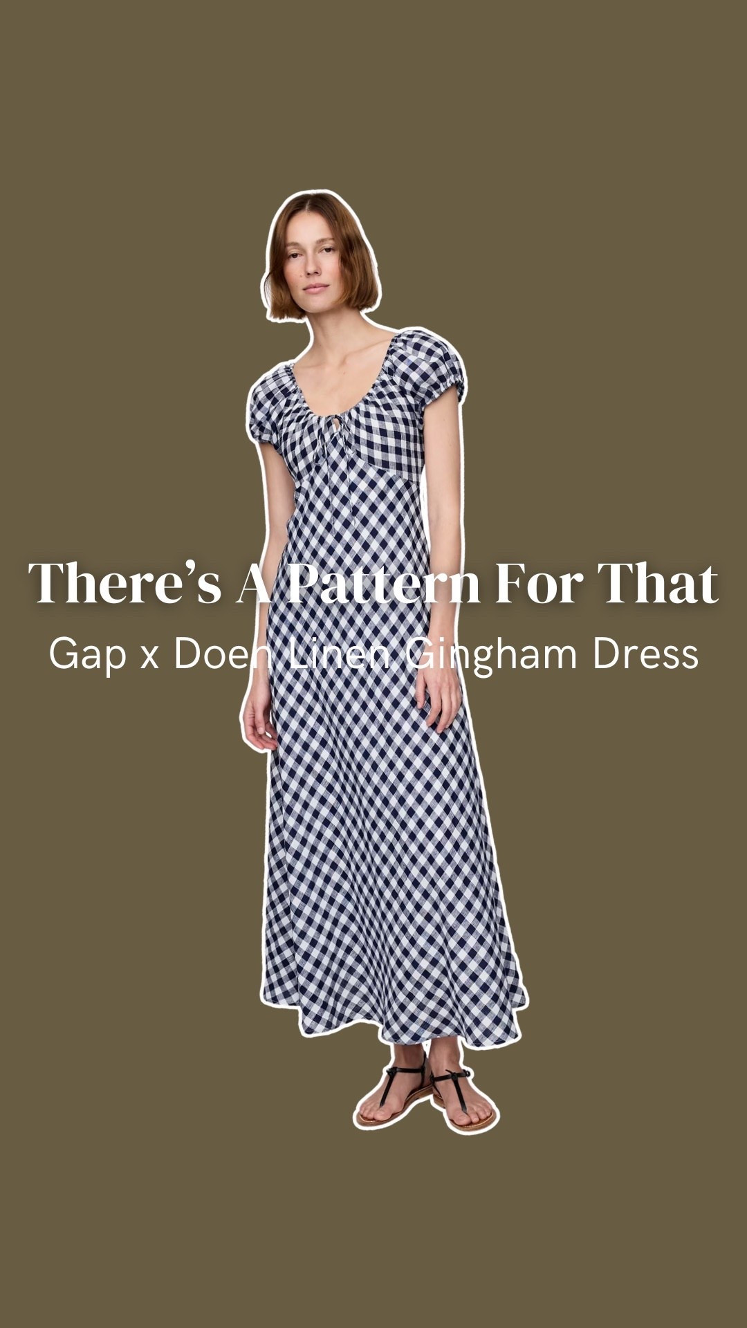 How to make the doen x gap linen midi dress
