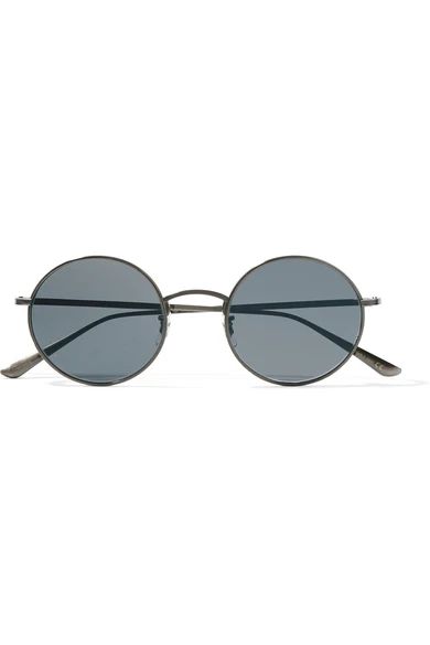 + The Row After Midnight round-frame metal sunglasses | NET-A-PORTER (US)