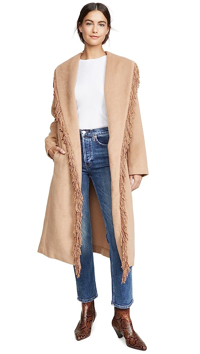 Linda Fringe Coat | Shopbop