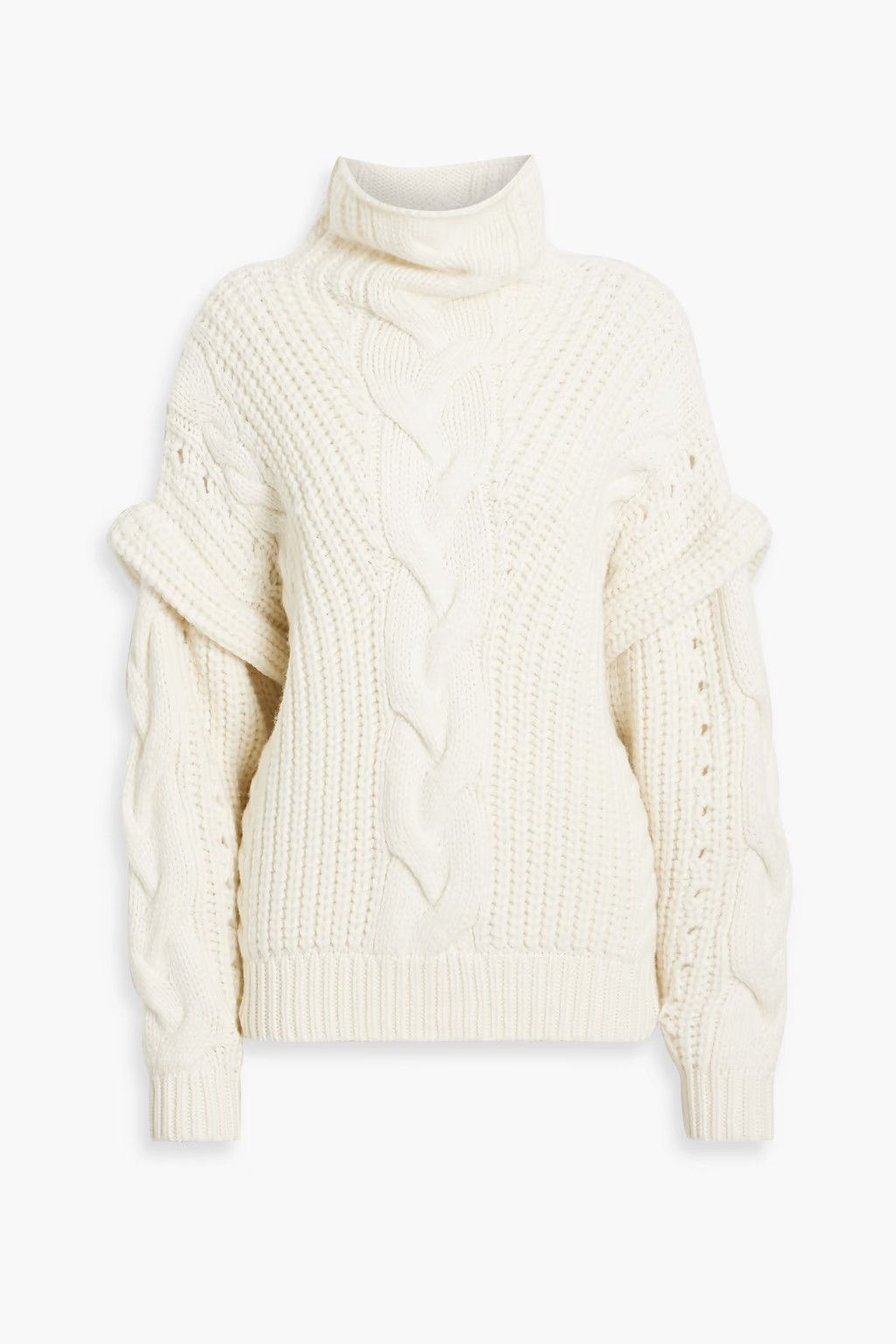 Yris cable-knit wool-blend turtleneck sweater | The Outnet (UK and Europe)