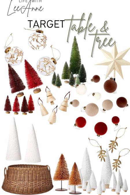 My favourite Target finds for the holidays! Tree trimming and table top decorating  

#LTKhome #LTKHoliday #LTKSeasonal