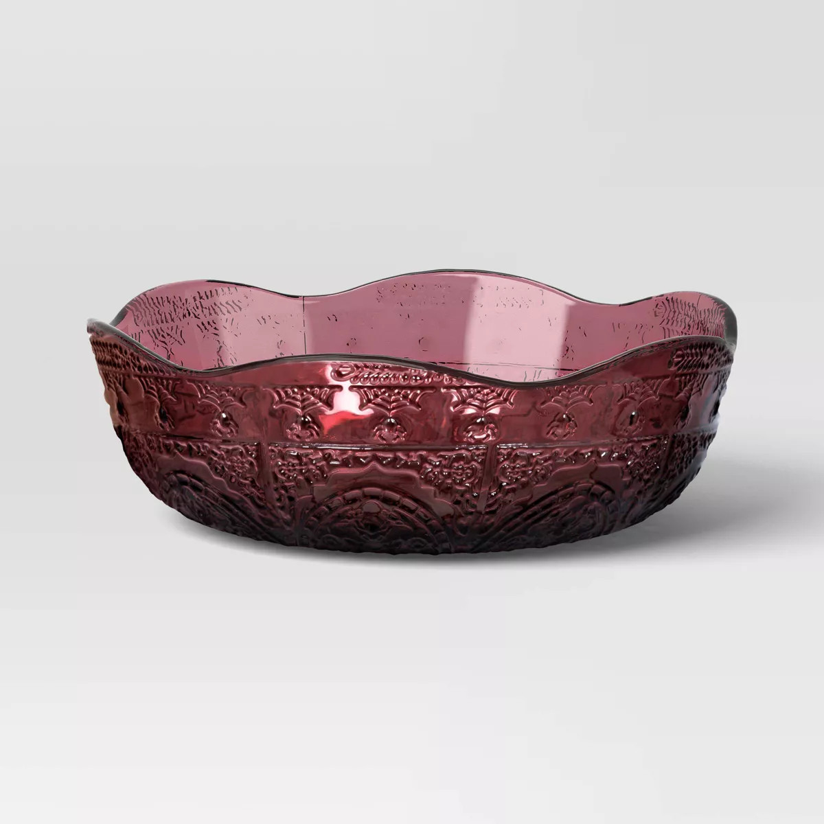 Glass Candy Bowl Burgundy - Threshold™ | Target
