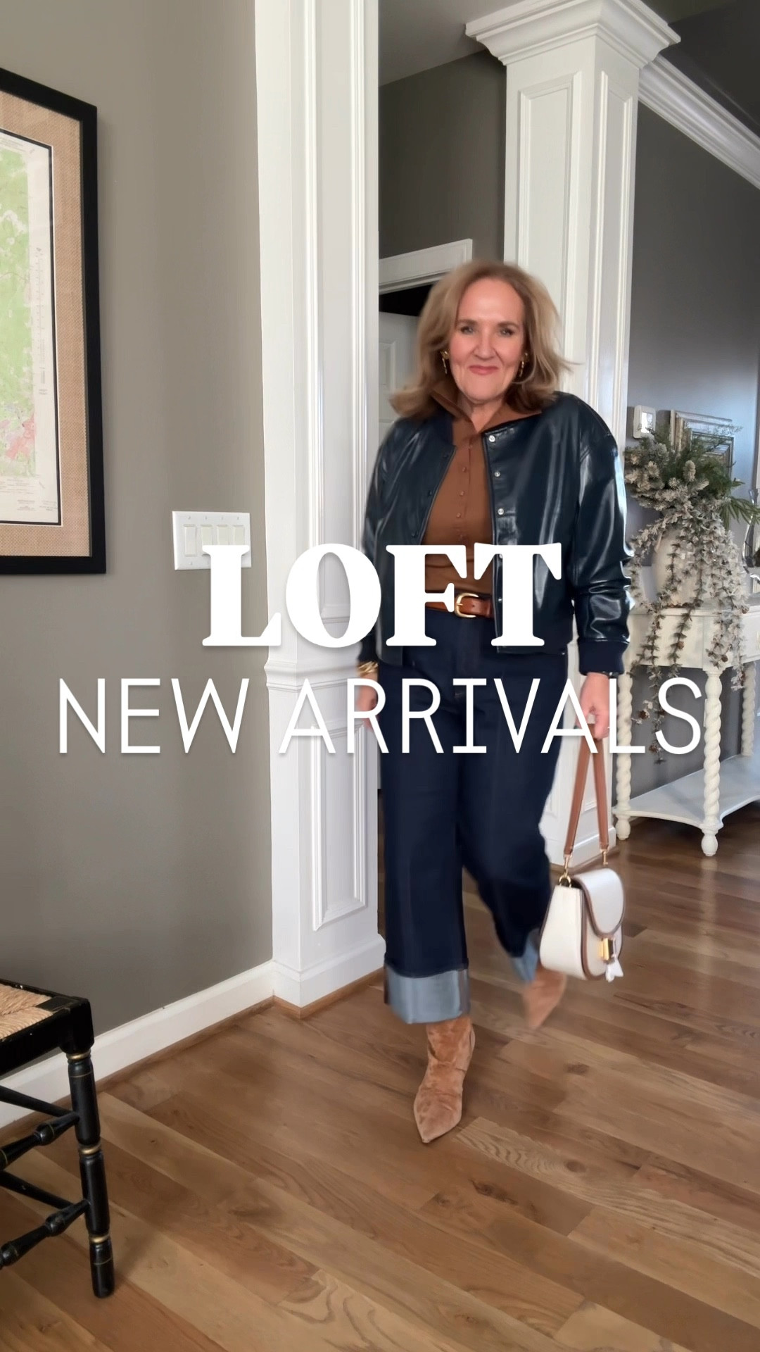 And they’re 50% off!! Shop today! 

Totally in love with loft new arrivals!

And major sale going on too!

Sizing….
Jeans size 29 petite tts
Stone color jeans 29 petite but they run small 
Black Palmer pants size 8 run roomie 
Patent leather moto size med runs roomie 
Striped blouse size small 
Love letter blouse size smalll
Everything else true to size ! 

January refresh loft business casual 

#LTKSaleAlert #LTKFindsUnder100 #LTKOver40