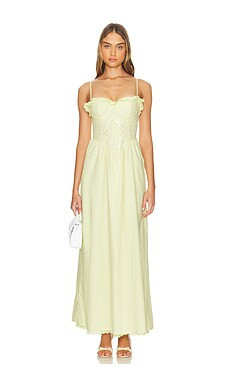 MORE TO COME Marleen Maxi Dress in Yellow from Revolve.com | Revolve Clothing (Global)