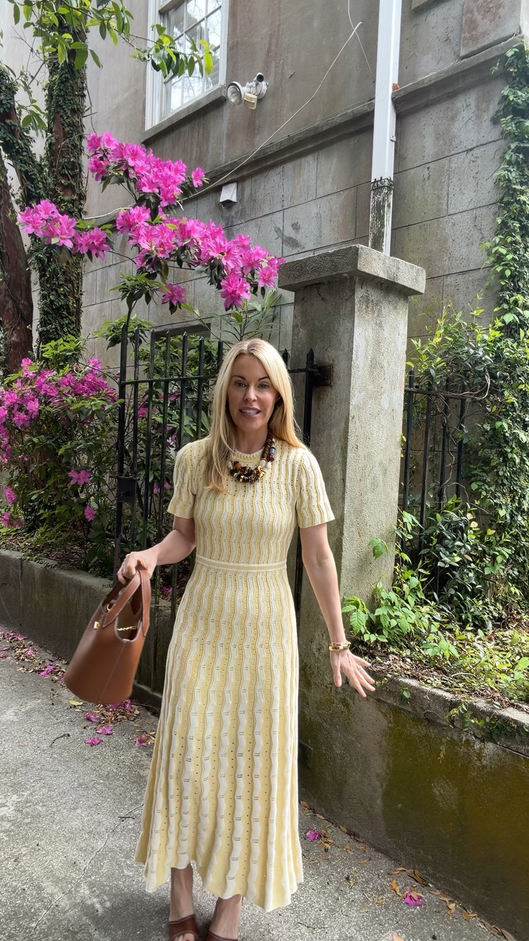 Butter yellow Pointelle knot dress  for all of your spring events 💛

#LTKootd #LTKWorkwear #LTKPetite