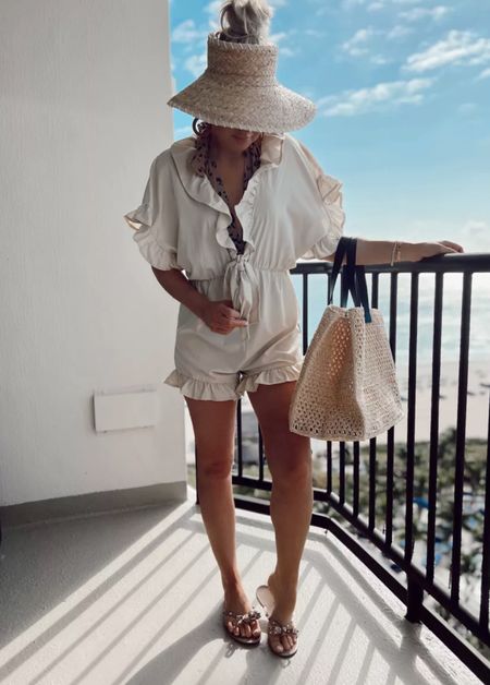 Vacation style! 

My cupshe new arrivals! use codes: Lauren15 15% off on $70+ Lauren20 20% off on $109+ 
Wearing smalls. 

Romper Beach outfits. Vacation style. Visor. Swimsuit. One piece. Swimwear. Coverup. Jumpsuit. Vacation looks. Vacation outfits. Beach style. Travel. Swim

#LTKswim #LTKunder50 #LTKtravel