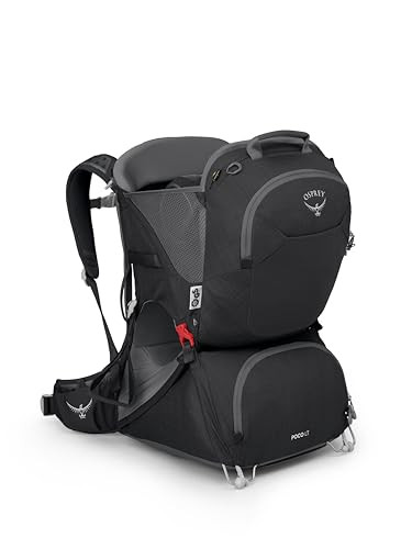Osprey Poco LT Lightweight Child Carrier Backpack - Compact, Travel-Ready with Sunshade and Adjustable Fit - Lightweight, Comfortable Hiking for Toddlers, Black | Amazon (US)