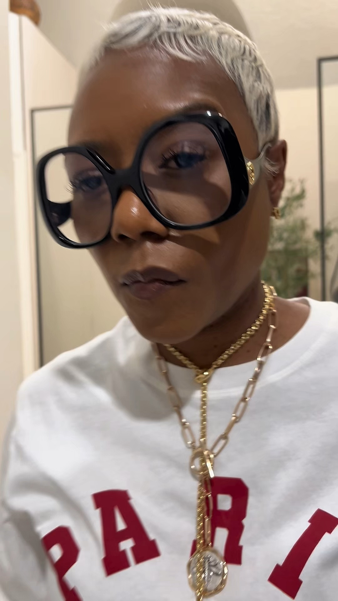 Denim sneakers
Denim boots
Sequin skirt
Wool Beanie
Jersey top