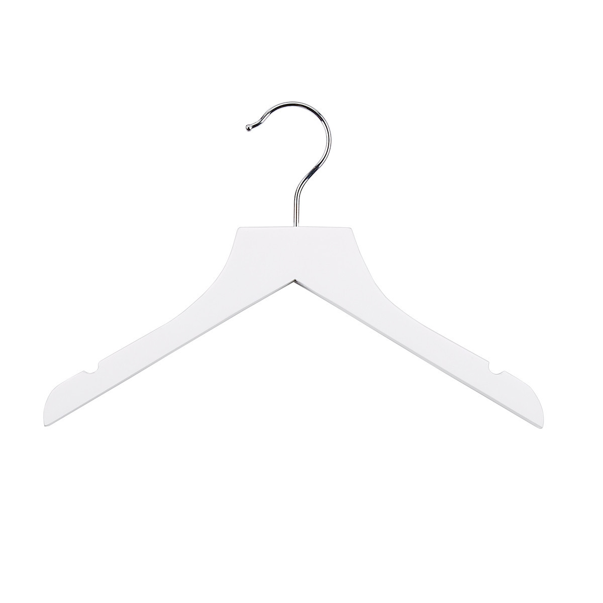 Kid's Wooden Hanger White Pkg/6 | The Container Store