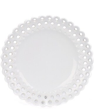 x Nellie Howard Ossi Collection King White Salad Plate | Dillard's