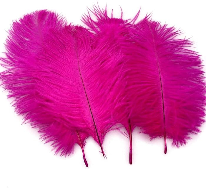 Sowder 20pcs Natural 10-12inch(25-30cm) Ostrich Feathers Plume for Wedding Centerpieces Home Deco... | Amazon (US)