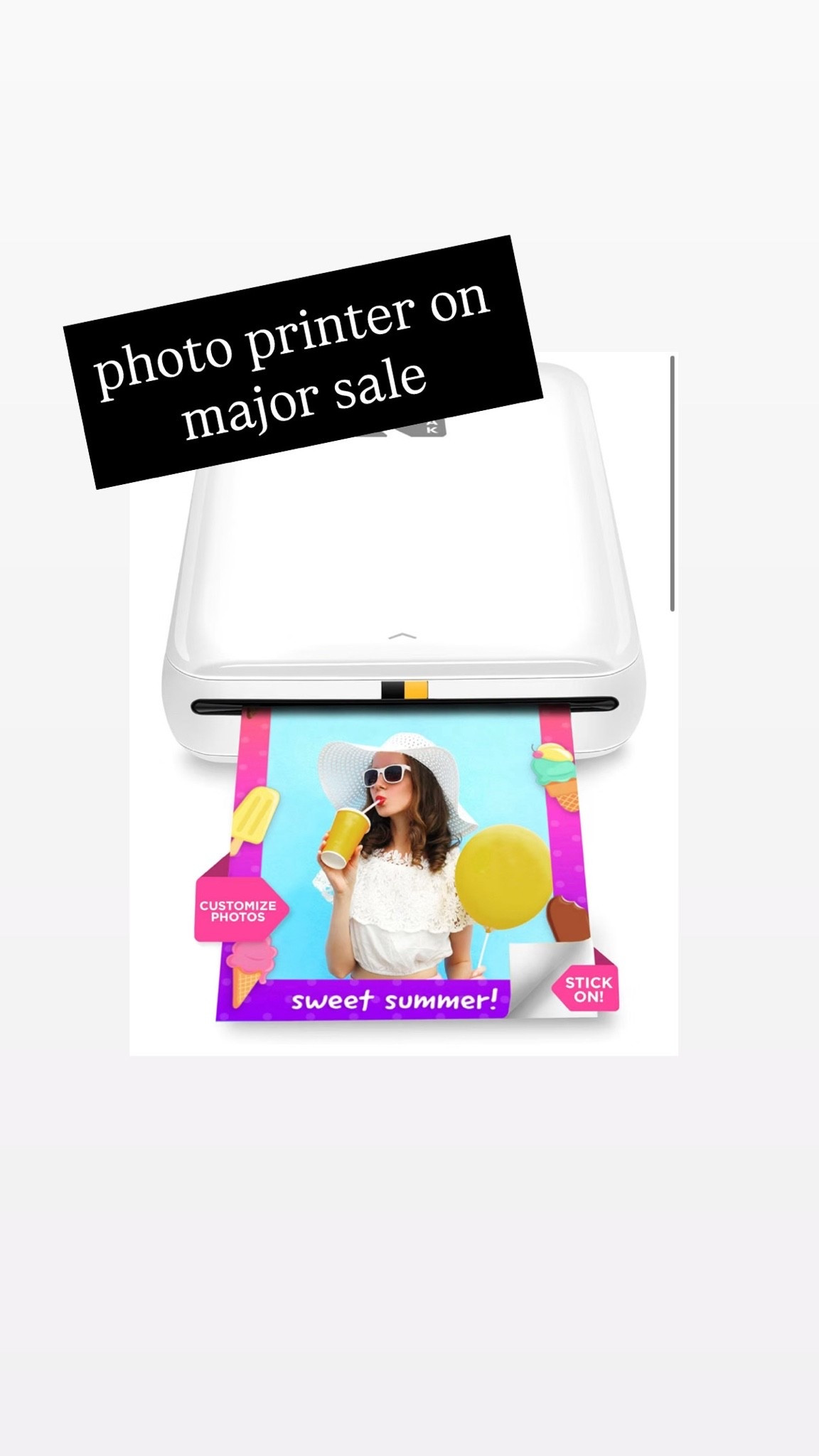 photo printer on major sale