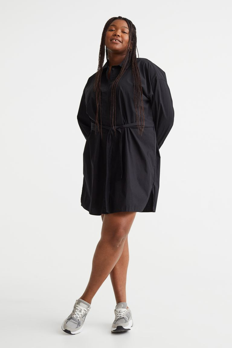 H&M+ Tie Belt Shirt Dress | H&M (US + CA)
