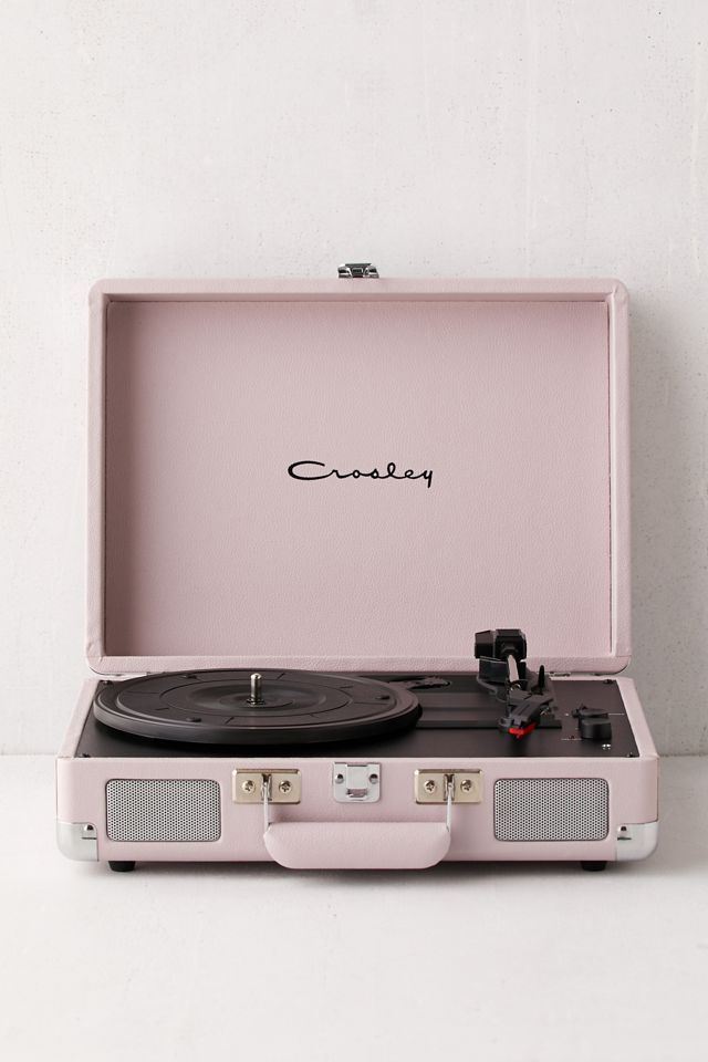Crosley UO Exclusive Pastel Pink Cruiser Bluetooth Record Player | Urban Outfitters (US and RoW)