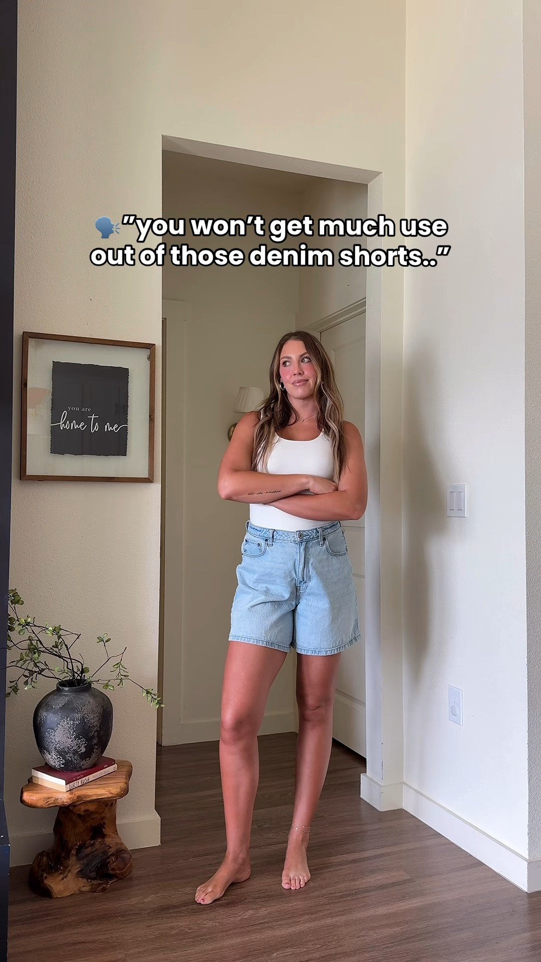 My favorite loose fit denim shorts styled 5 ways! Im 510 wearing a 29! 

Country concert outfit, church outfit, office outfit