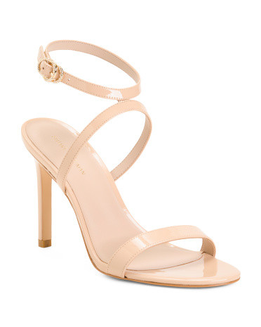 Leather Wrap Heel Dress Sandals | TJ Maxx