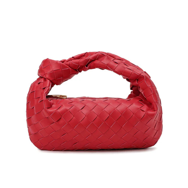 Woven Sheepskin Knot Bag Pouch | Shop Simon