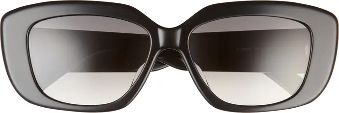 CELINE Triomphe 55mm Rectangular Sunglasses | Nordstrom | Nordstrom