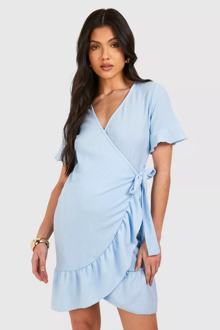 Maternity Blue Dress | boohoo (US & Canada)