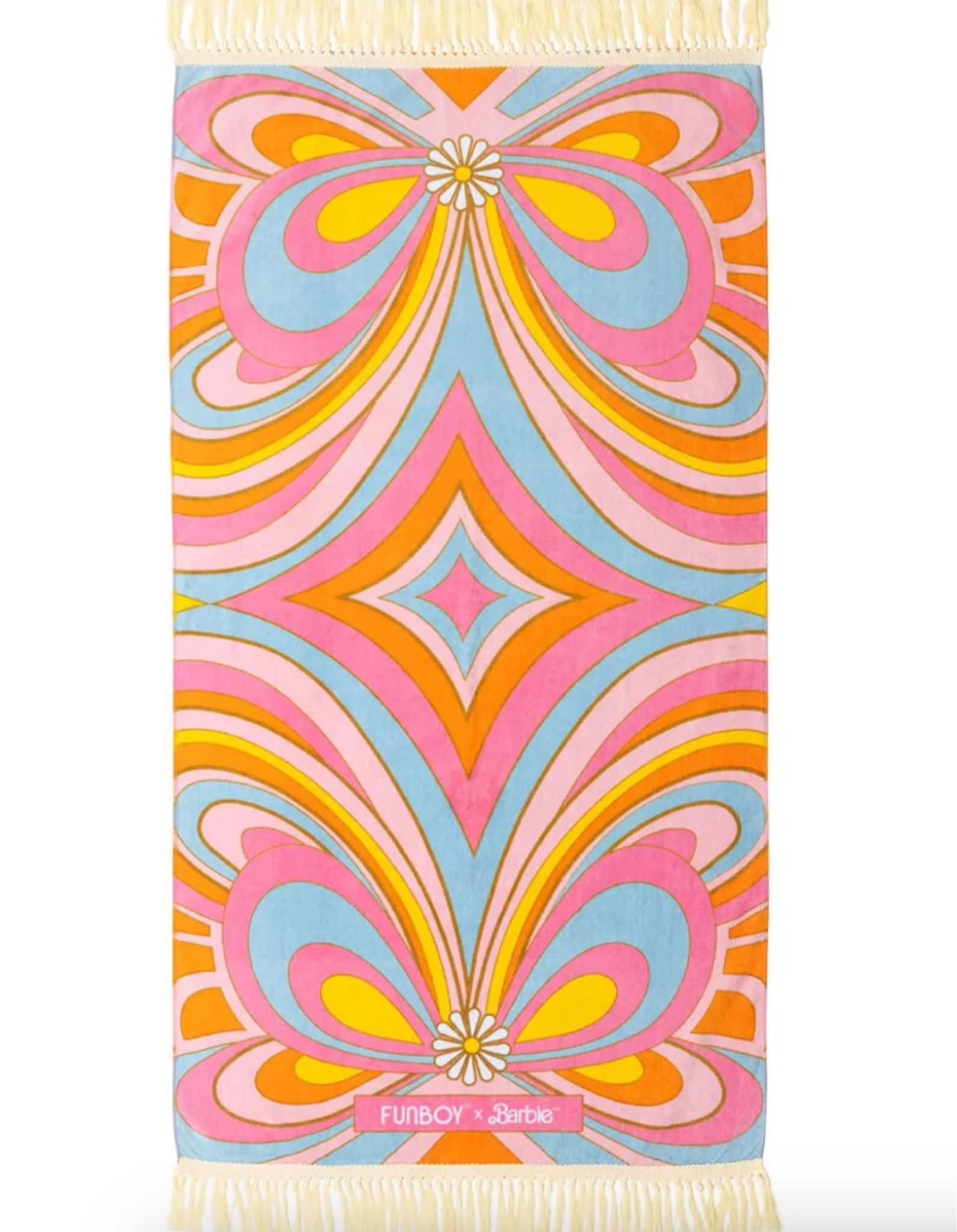 Check out this retro pattern Barbie towel from Funboy! Won’t this be the cutest in your beach pics? 💕

#LTKunder50 #LTKSeasonal #LTKFind