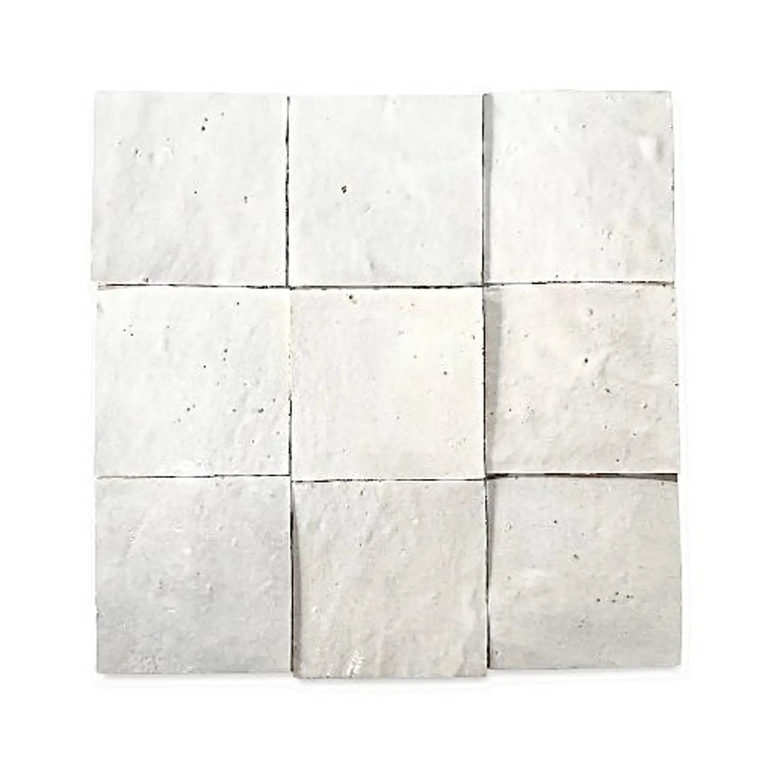 4x4 Blanc Sale Zellige Tile - Handcrafted Moroccan Tiles for Walls & Backsplashes - Etsy | Etsy (Global)